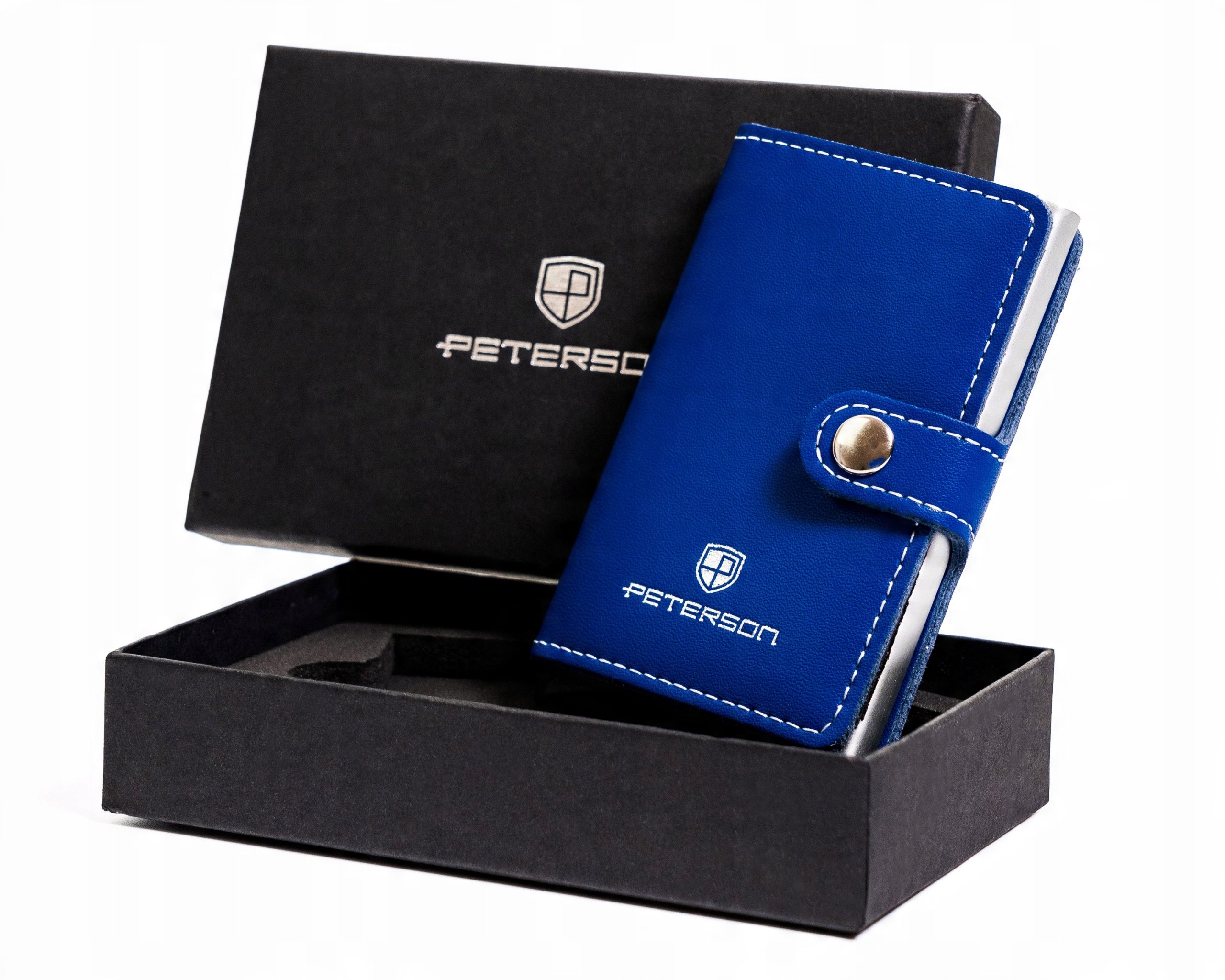 

Peterson portfel na karty slim skóra ochrona Rfid