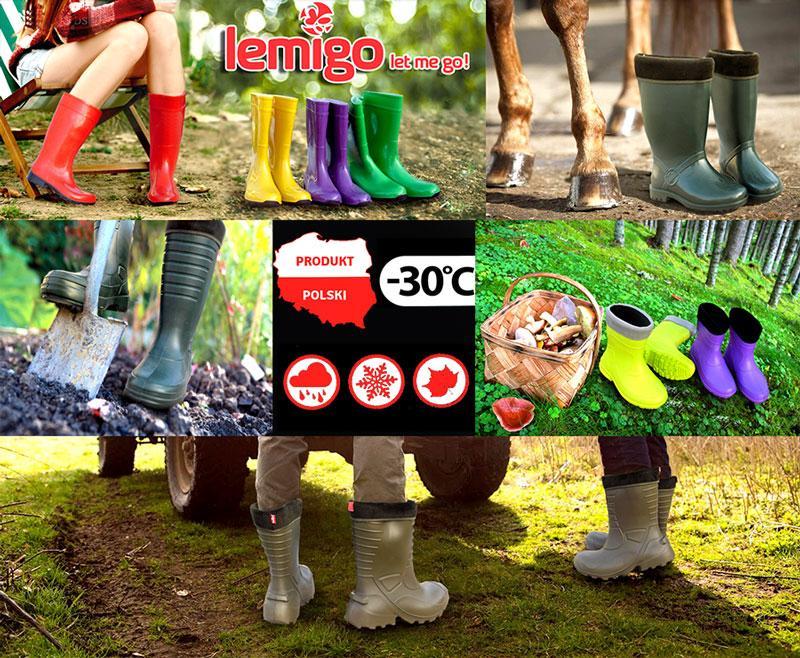 KALOSZE DAMSKIE JESSY 42 PIOMBO ŚNIEGOWCE GUMOWCE Kod producenta K3 JESSY 800