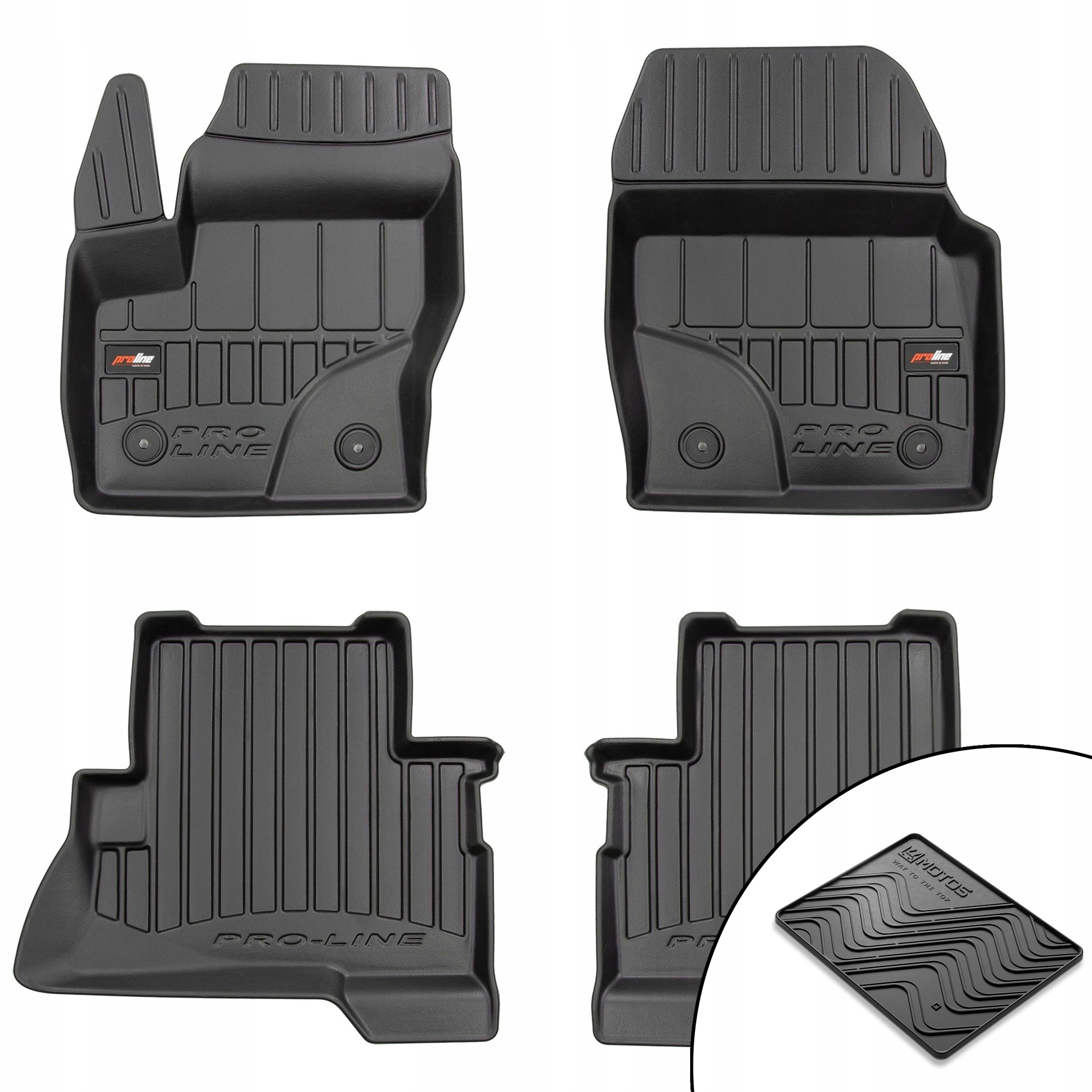 3D gumové koberce Ford Kuga II 2013-2019 rohož bonus