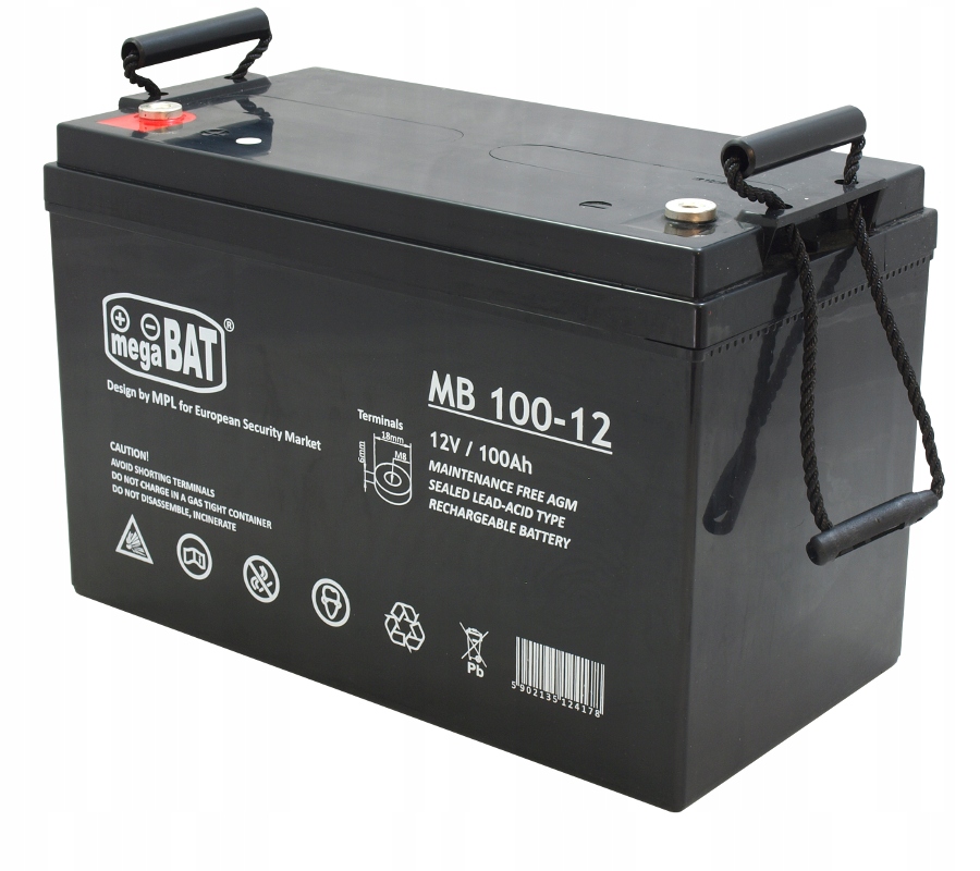 Akumulátor Agm 100Ah 12V Aku 100-12