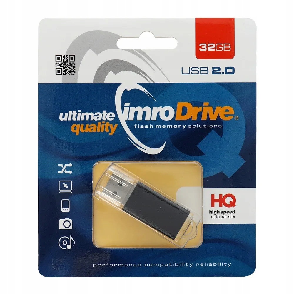 Pamięć Przenośna typu Pendrive Imro BLACK 32 GB