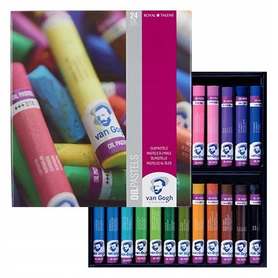 Olejové pastelky Van Gogh, sada 24 barev