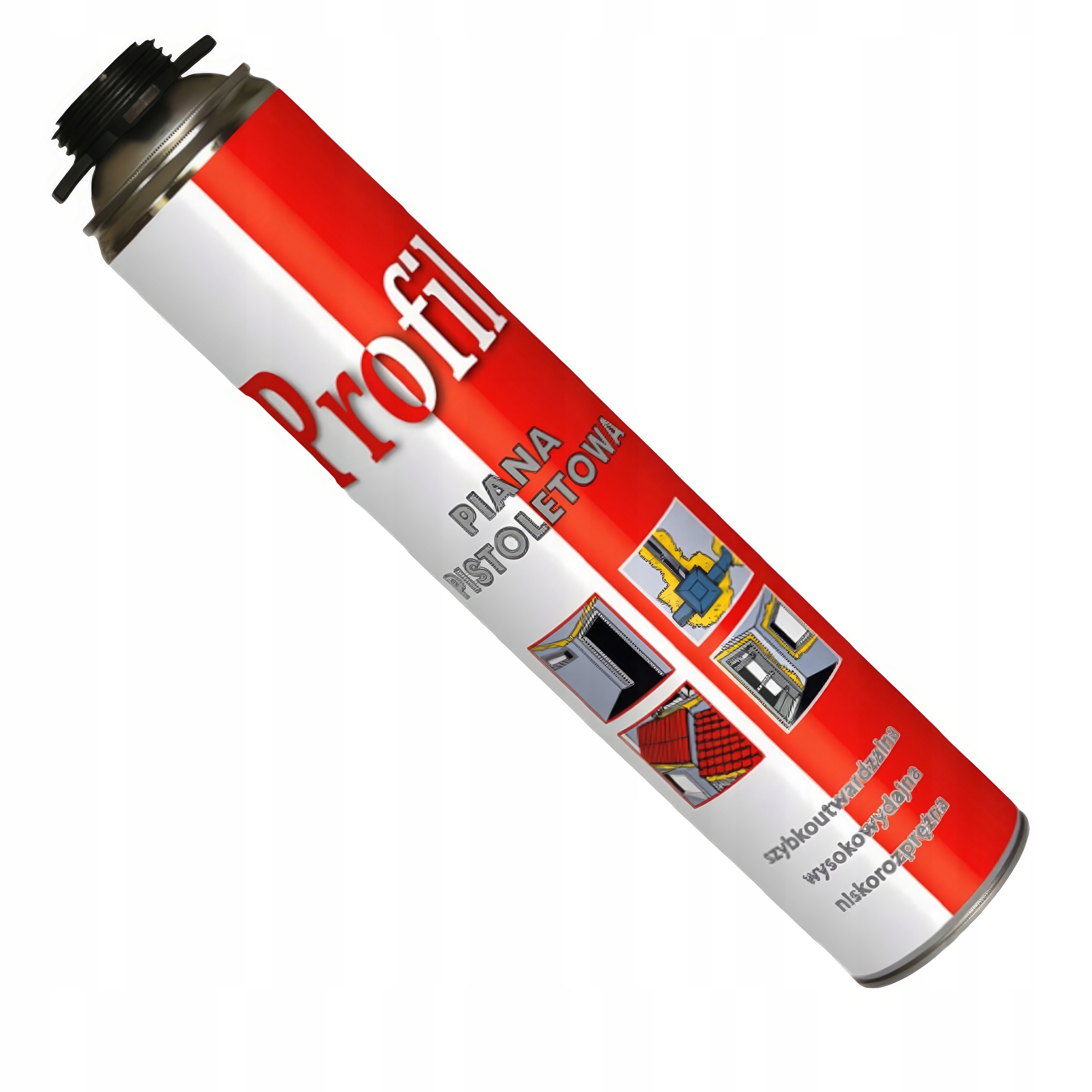 ZESTAW PIANKA PROFIL MONTAZOWA SOUDAL PISTOLETOWA NISKOPRĘŻNA 750 ML 4 SZTU Marka inna