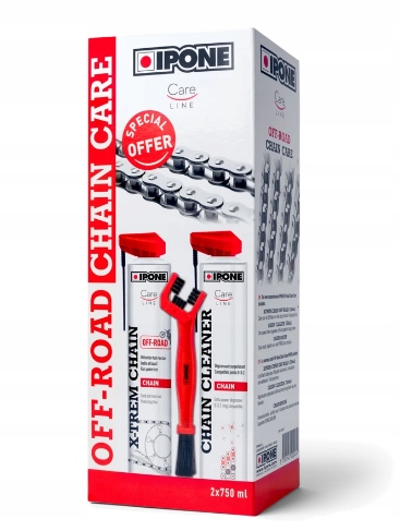 IPONE ZESTAW DO CZYSZCZENIA SMAROWANIA ŁAŃCUCHÓW OFF ROAD SZCZOTKA CLEANER Producent IPONE