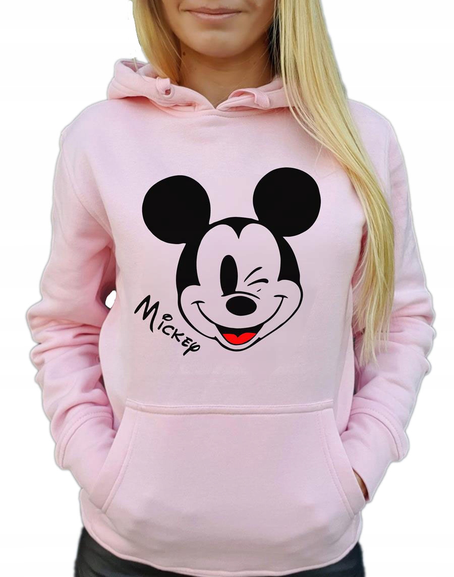 

Bluza damska Myszka Miki nadruk różowa S #2