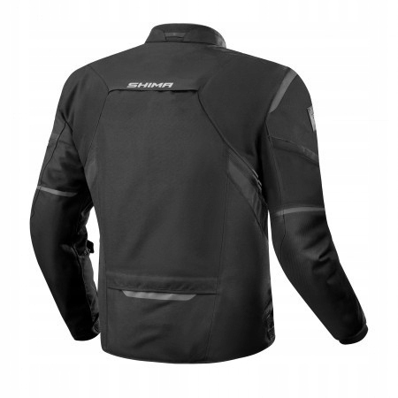 Tekstylna kurtka motocyklowa Shima RUSH 2.0 Men Black S Rozmiar S