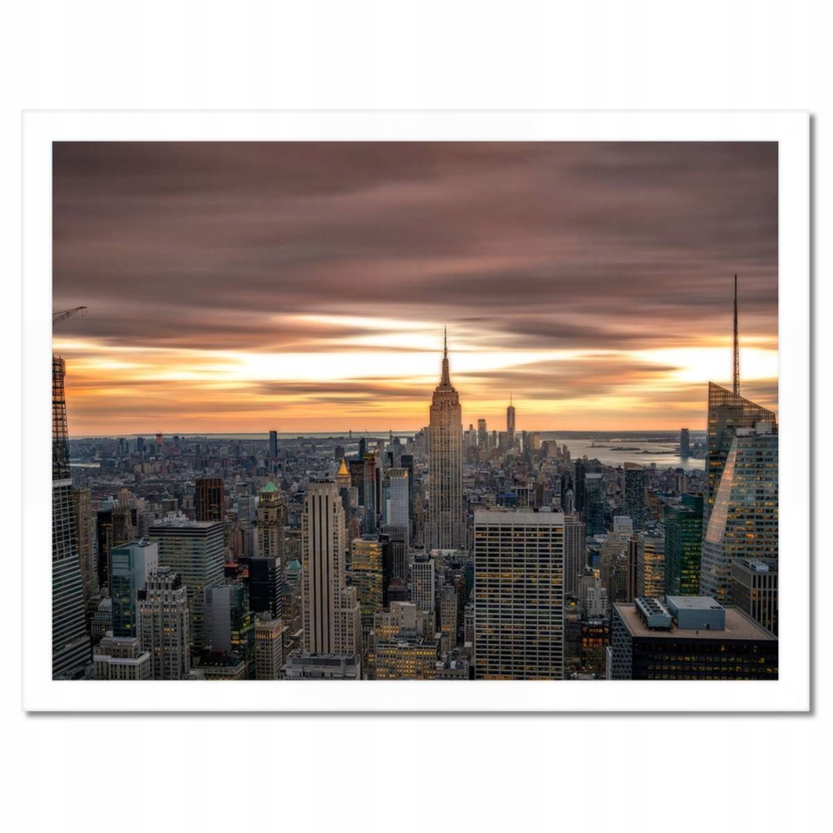 Plakáty v rámu 40x30 New York Pohled shora
