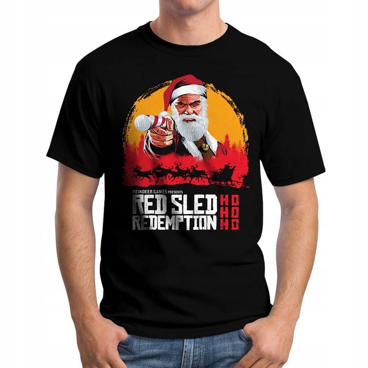 

Koszulka T-Shirt Prezent RDR2 Boże Narodzenie L