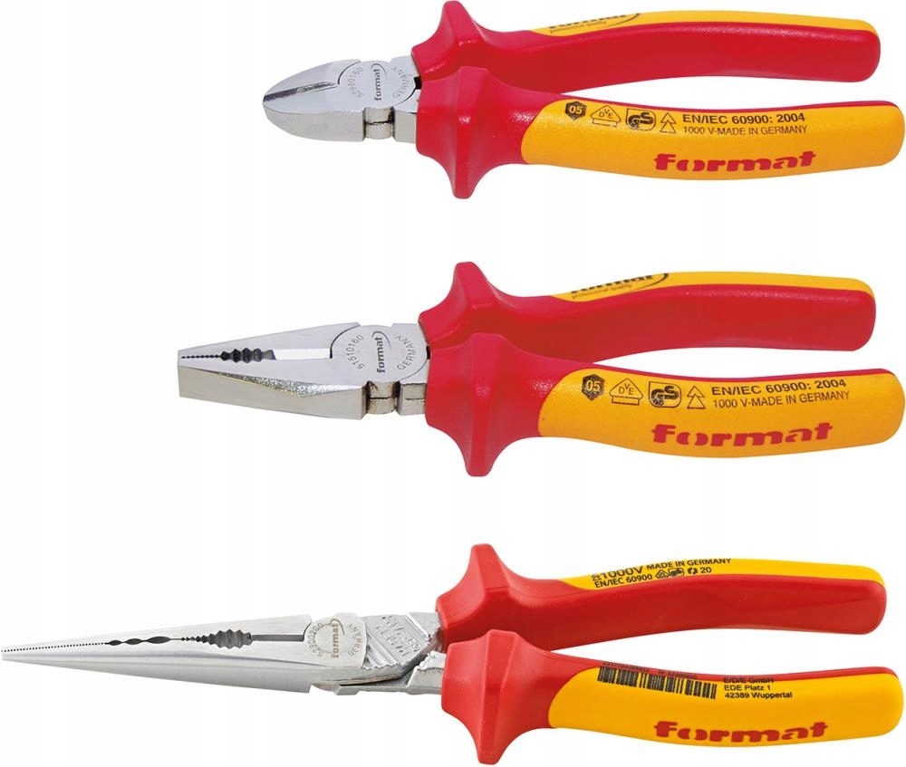 Sada Kleští Vde RUKOJ.2-KOMPONENT. 3-DÍL. V