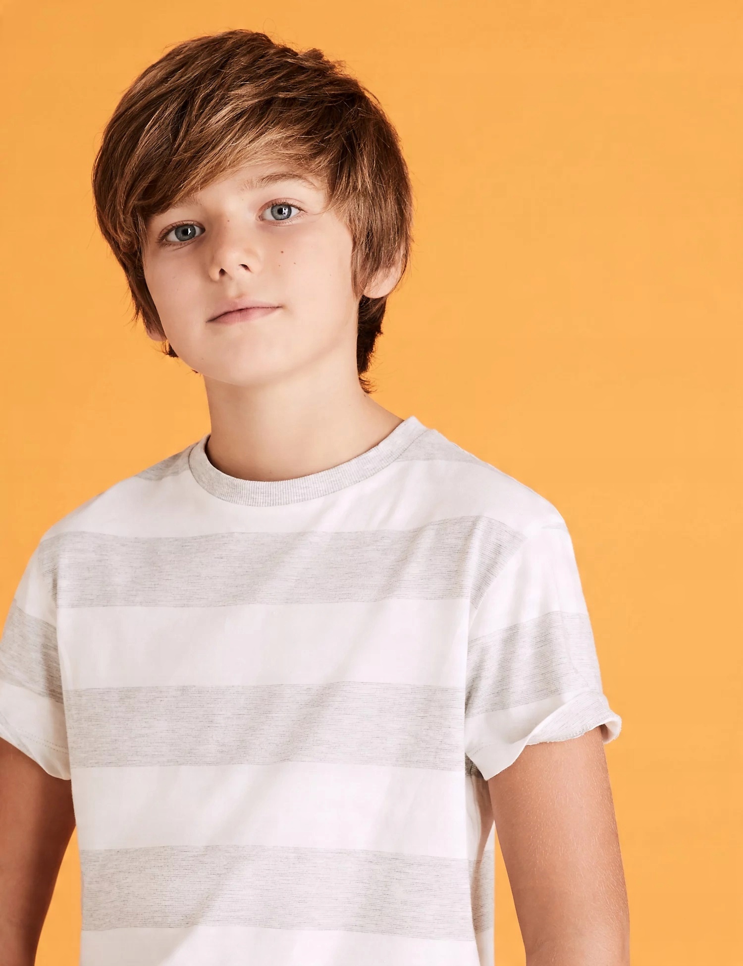 

M&s T-shirt bawełniany w paski roz 122 cm