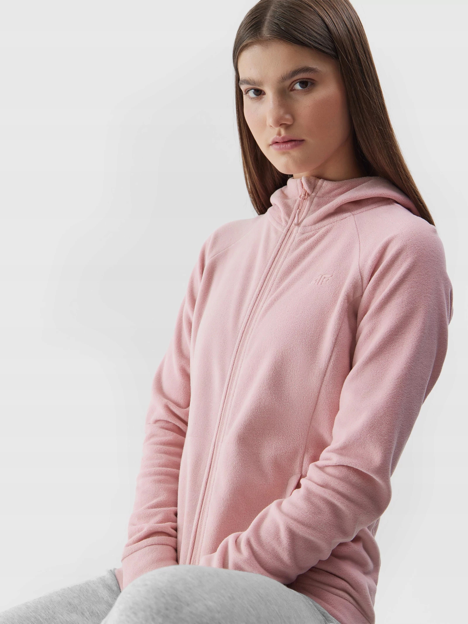 POLAR DAMSKI 4F BLUZA ROZPINANA Z KAPTUREM Kod producenta 4FAW23TFLEF147