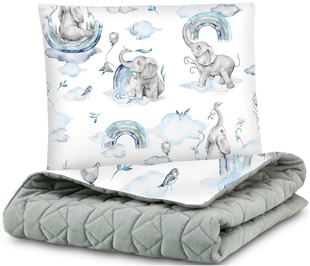 

Kocyk Velvet Pikowany Minky 75x100 Kołdra Babymam
