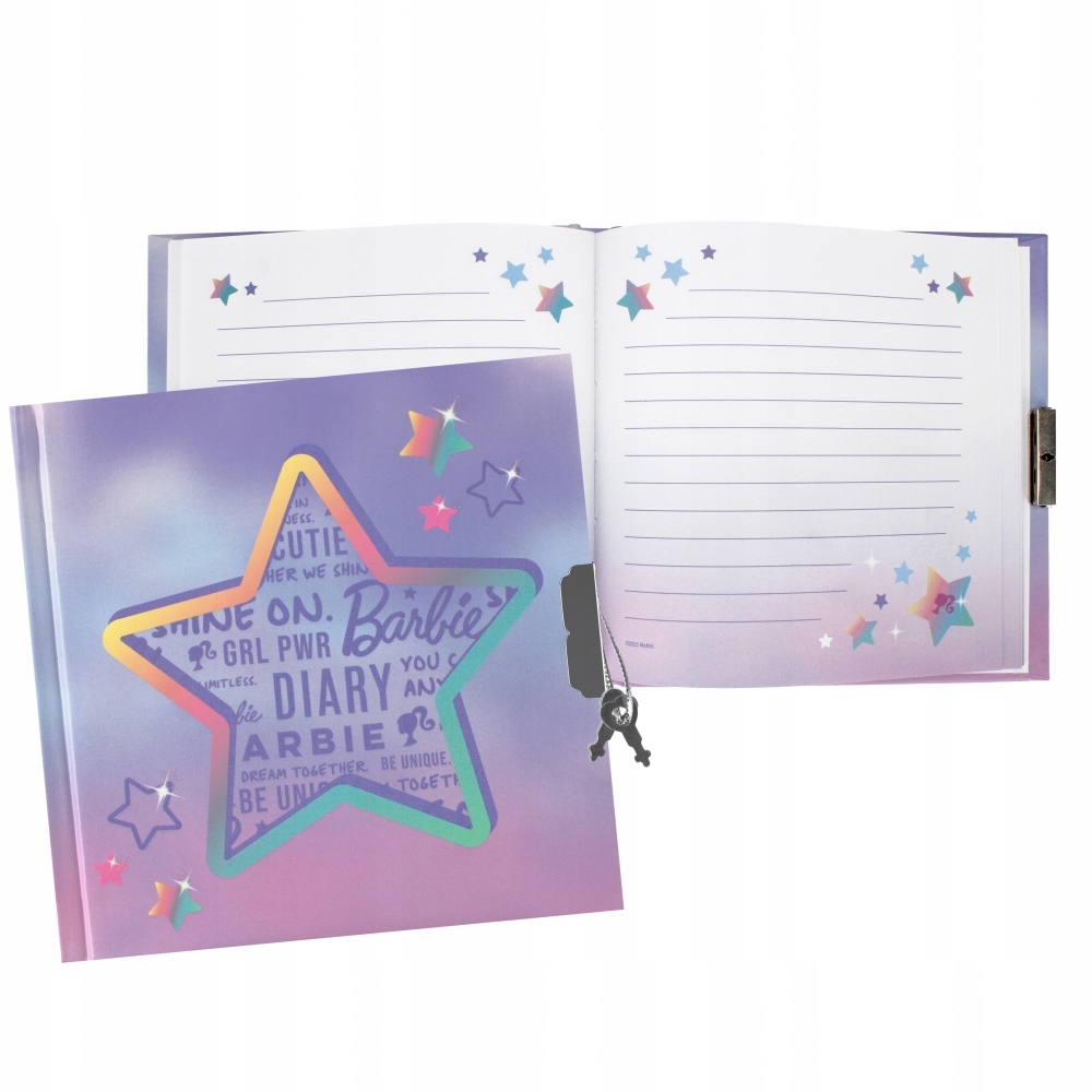 

Barbie Pamiętnik Notes zamykany na kłódkę 9360