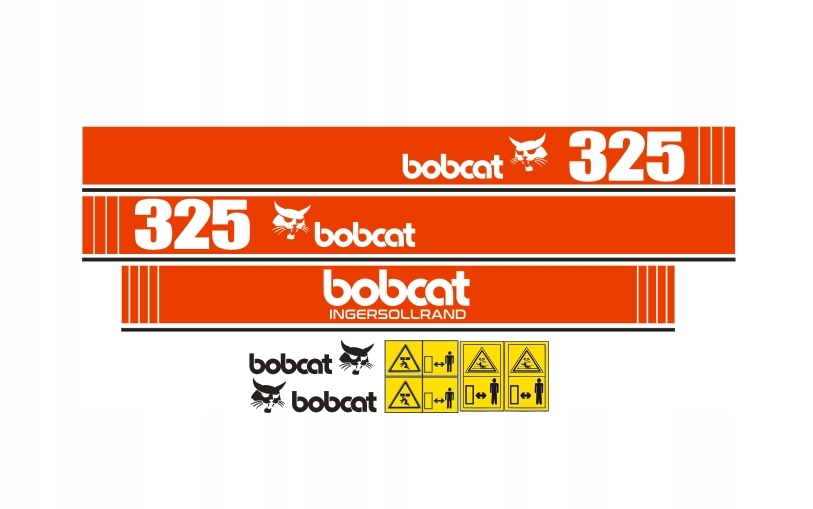 Samolepky s nálepkou Bobcat 325