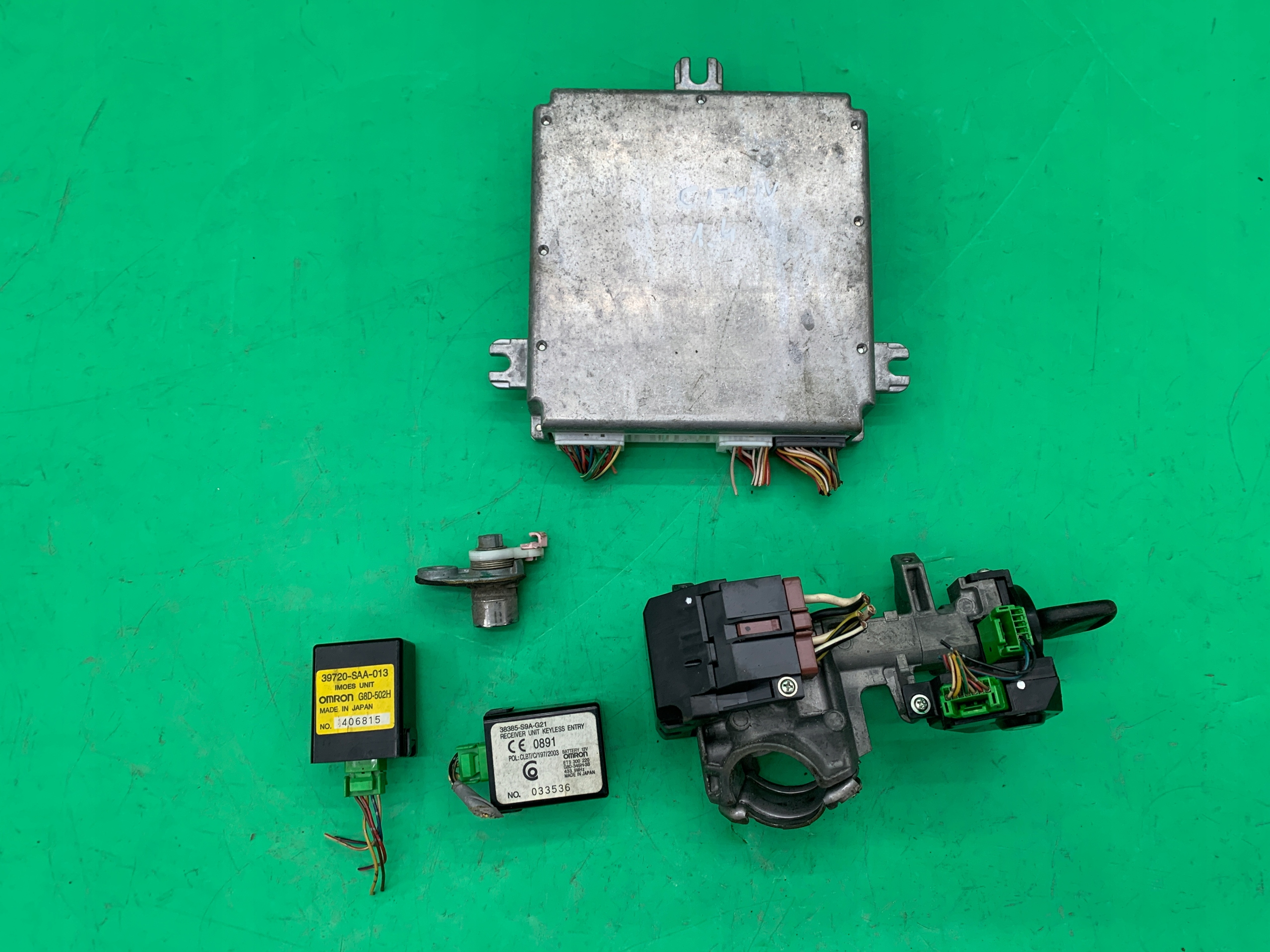 KOMPUTER ZESTAW STARTOWY IMMO START HONDA CITY IV 4 LIFT 1.4 i-DSI 02-08