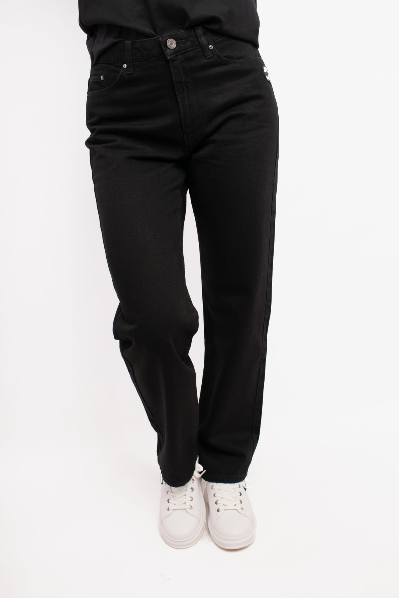 Dámské džíny Karl Lagerfeld 246W1100 černé Pants: 25