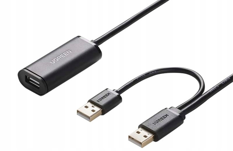 

Ugreen Kabel Przedłużający 2x Usb 2.0 Aktywny 5m