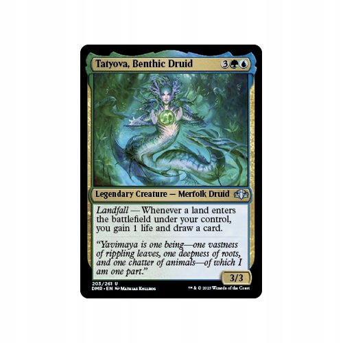 Mtg Tatyova, Benthic Druid Foil (u)