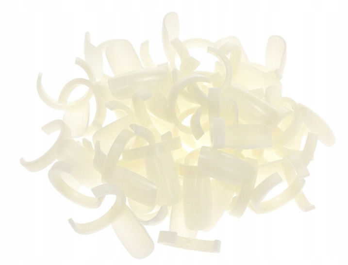 Tipsy 50szt wzornik próbnik dobór koloru MLECZNE Marka ManyLashes