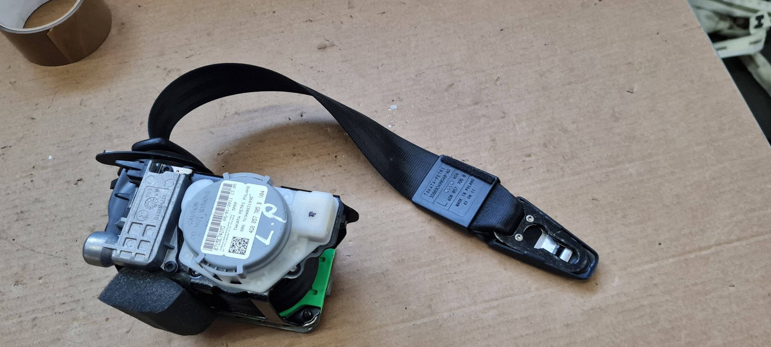 A6 C7 4G tension belt safety left front ORG 4G8857705B A7 4G