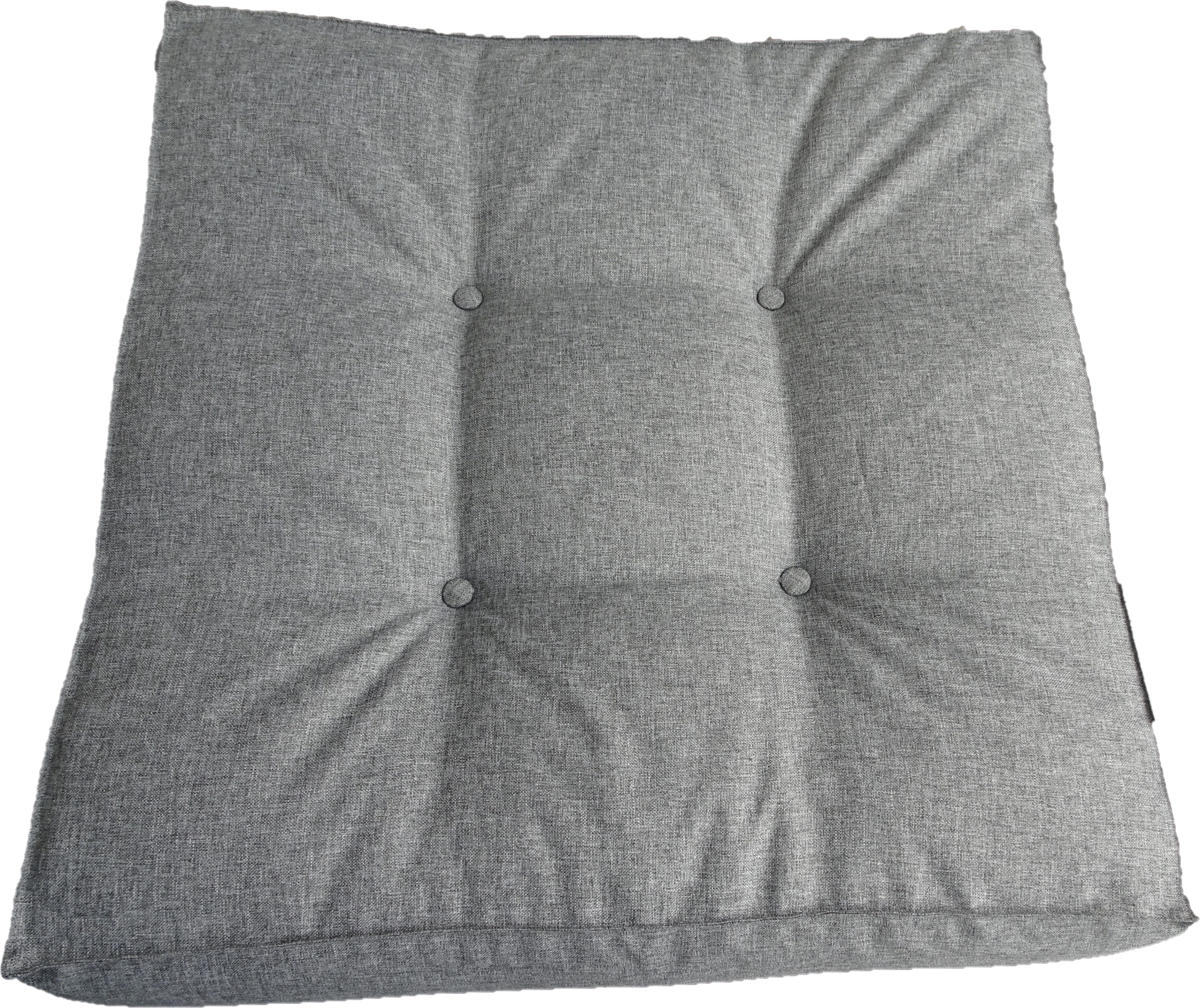 Poduszka na jedną Paletę 60 x 60 Silver 23 Szary