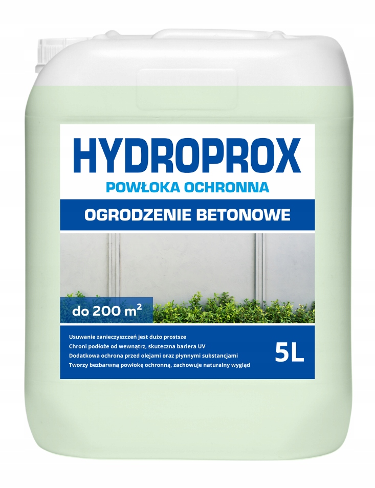 Hydroprox Ochranný Povlak Oplocení Betonový 5L