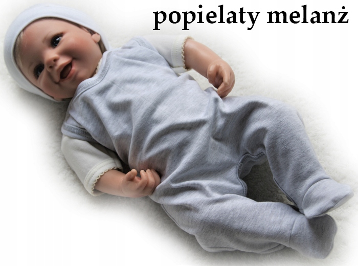 

Śpiochy śpioszki pajacyk 62 bawełniane rozpinane