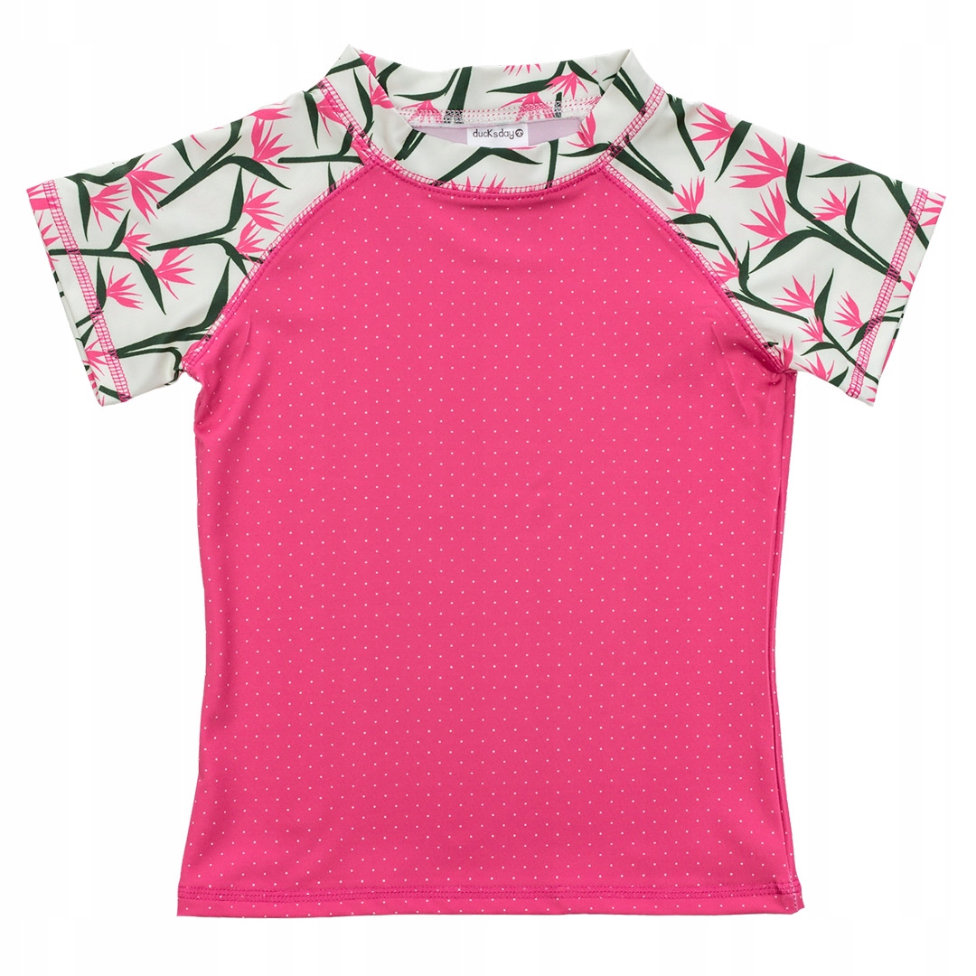 

T-shirt dziewczęcy Uv 50+ Ducksday, Coco, 110-116