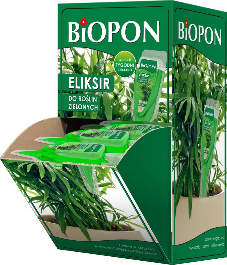 

Eliksir rośliny zielone 35ml nawóz Biopon 1 szt