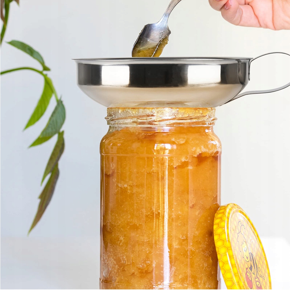 LEJEK KUCHENNY ZE STALI NIERDZEWNEJ PRAKTYCZNY Zestaw Z CHWYTAK SŁOIKÓW Marka Bedee