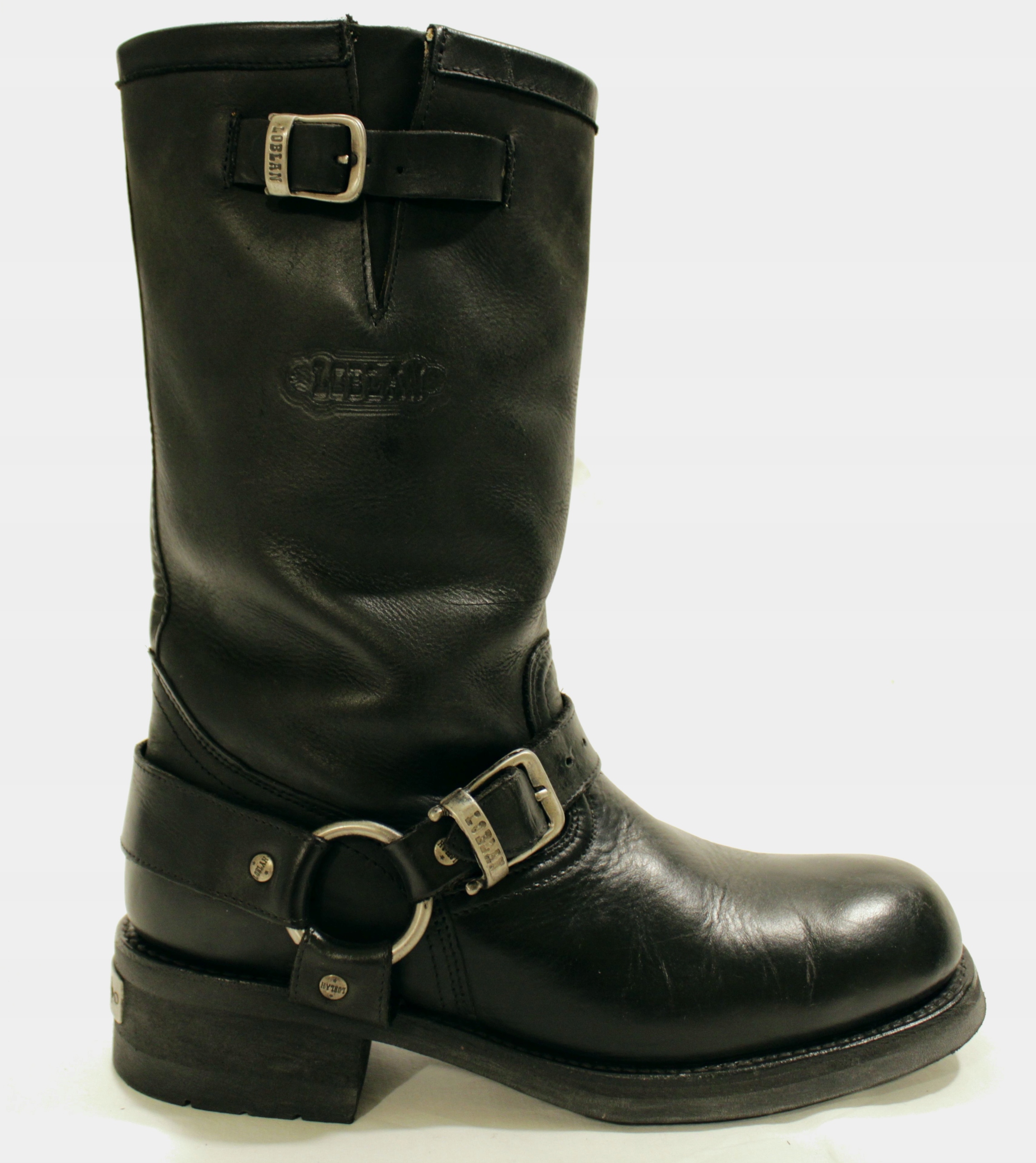 LOBLAN botki motocyklowe oryginalne wenezuelskie skóra * 43 Materiał wkładki skóra naturalna