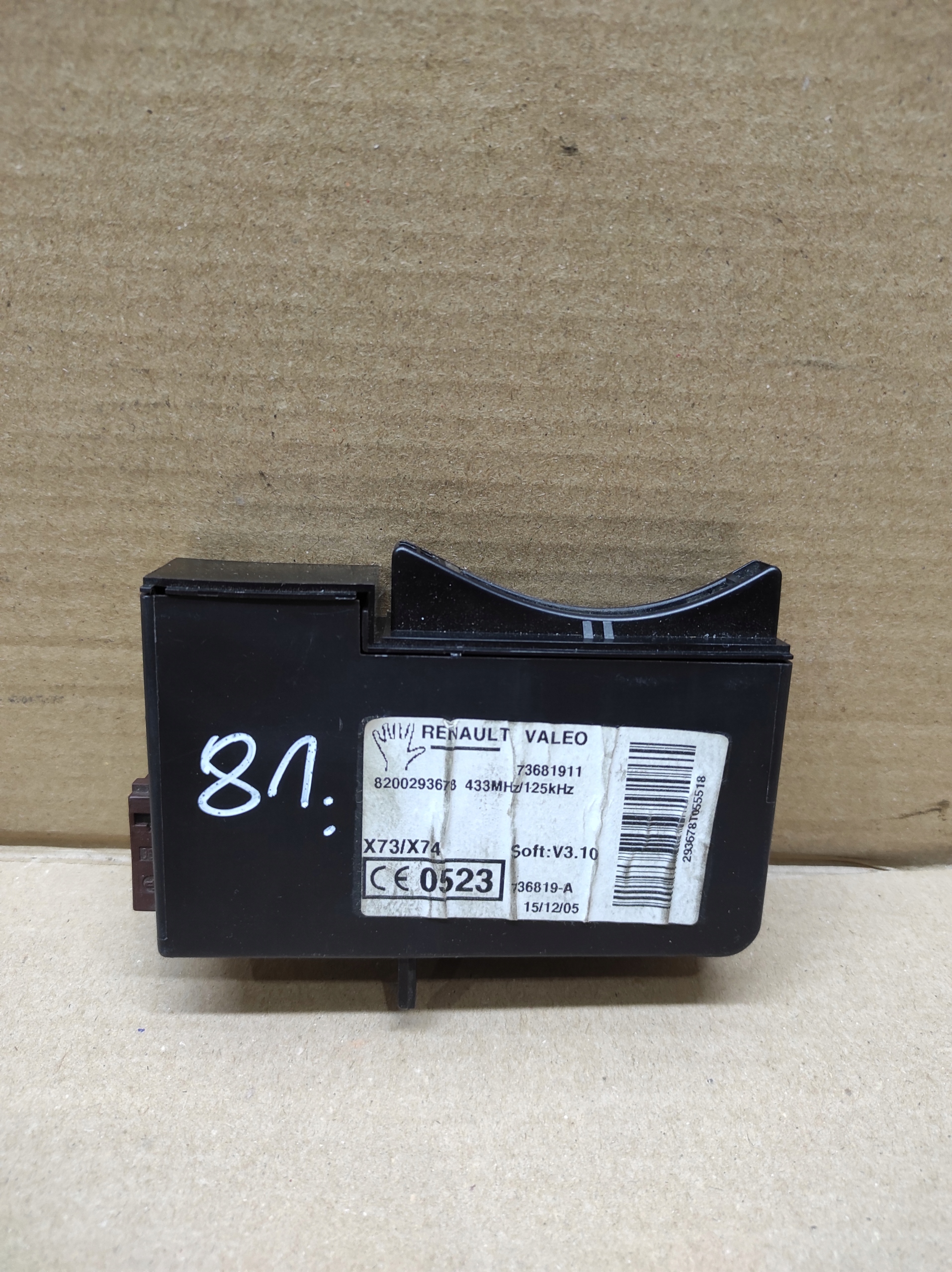 CZYTNIK KART RENAULT LAGUNA II ESPACE IV 8200293678 CZYTAJ OPIS !