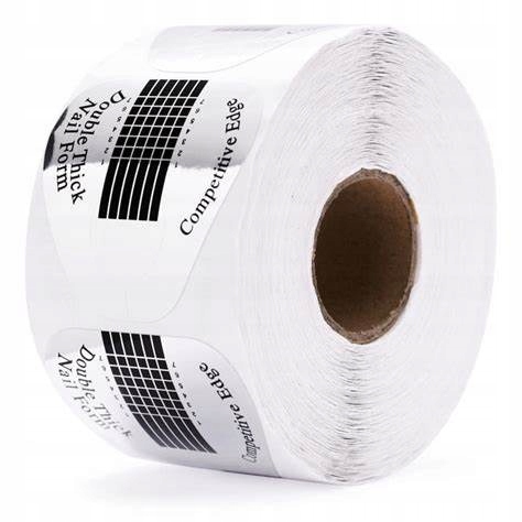 Szablon Formy Papierowe Do Przedłużania Paznokci Manicure Żelu 100 szt. Marka inna marka