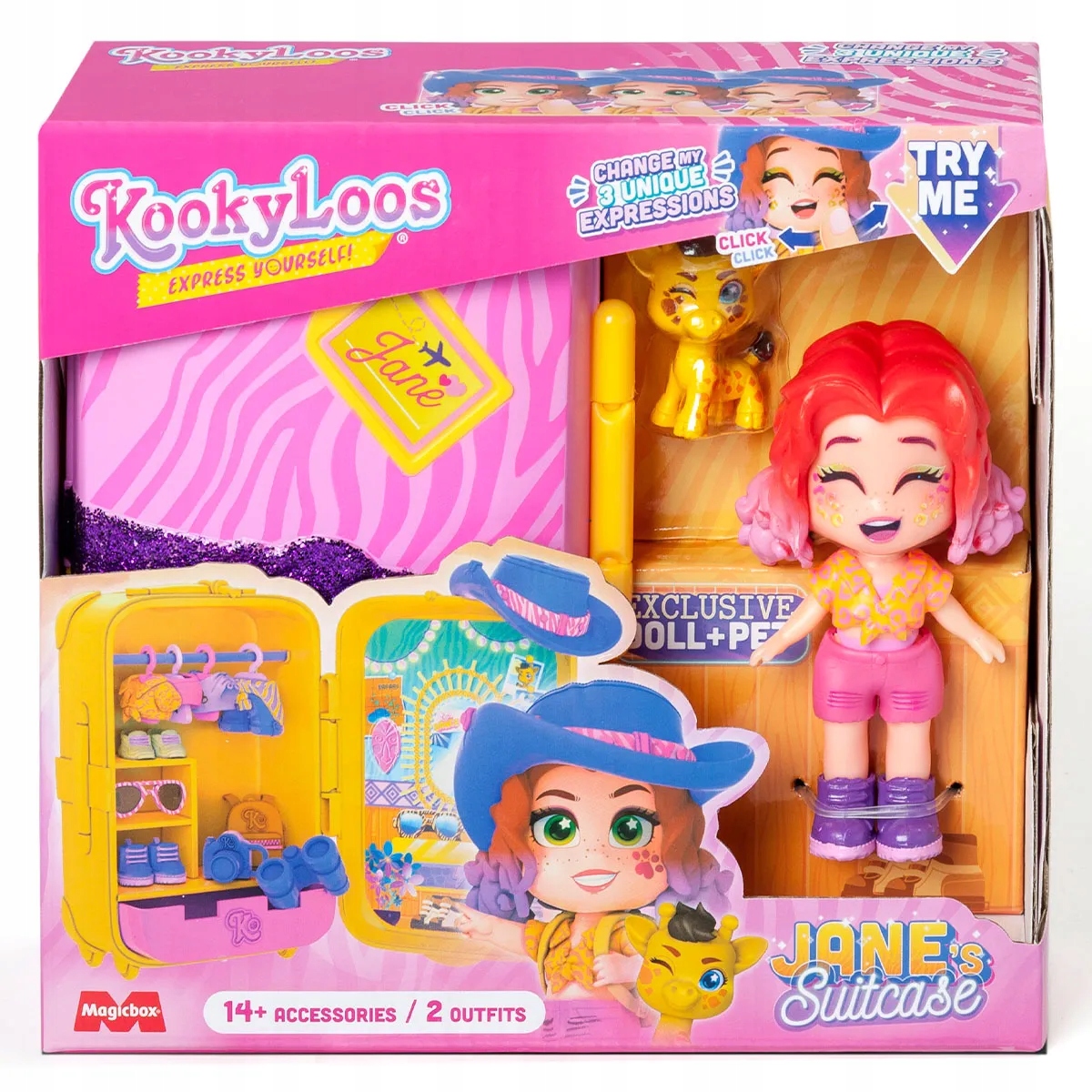 

KookyLoos Walizka Jane Figurka Zwierzak