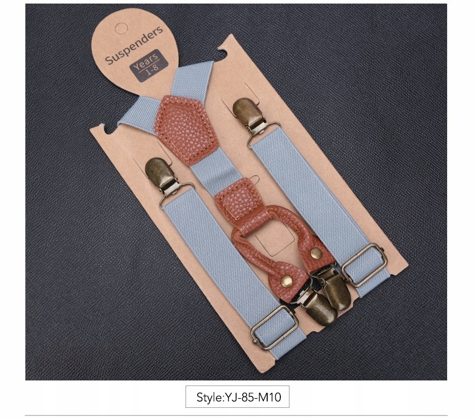 SZELKI CHŁOPIĘCE DZIECIĘCE REGULOWANE 1-8l CZARNE Stan opakowania oryginalne