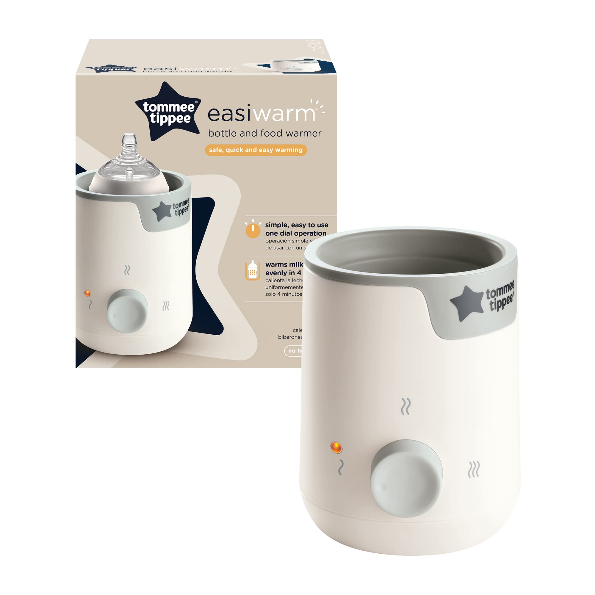 TOMMEE TIPPEE Easiwarm Podgrzewacz Do Butelek I Saszetek Dla Niemowląt — miniatura 2