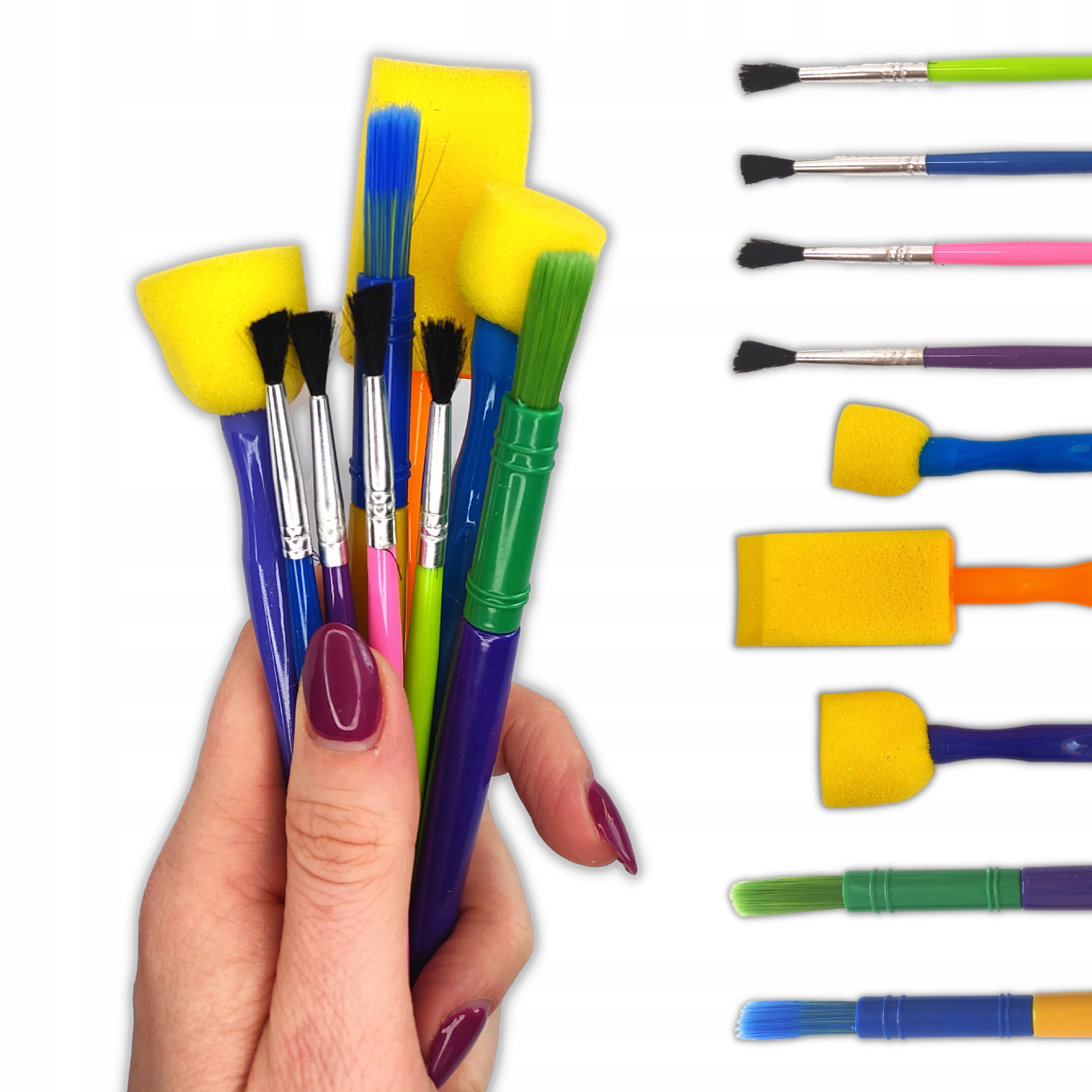 

Pędzle Pędzelki Gąbki Do Malowania Dla Dzieci