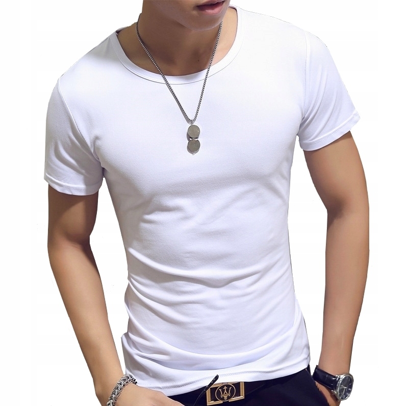 

T-shirt Męski Koszulka Slim Fit Jakość Zarka