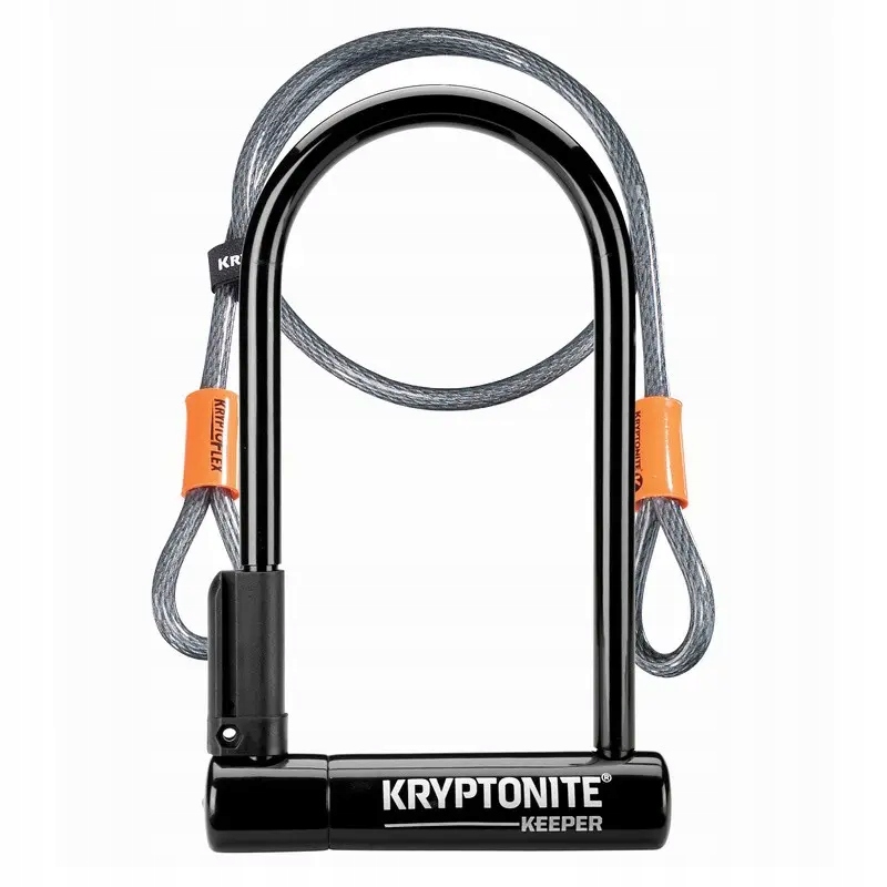 Zámek U-Lock Kryptonite Keeper 12 Standard (s lankem) 10,2 cm x 20,3 cm