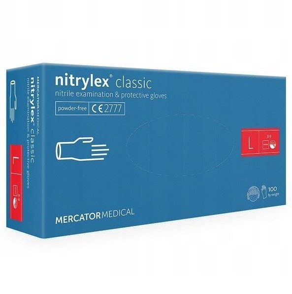 

Rękawiczki nitrylowe Nitrylex Classic Fioletowy L