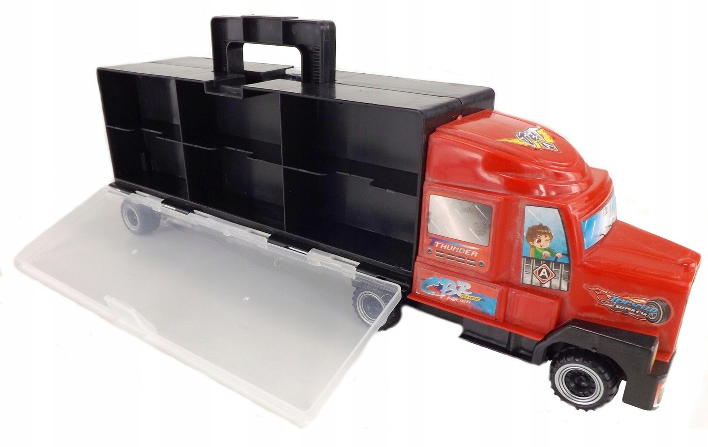 CIĘŻARÓWKA Z AUTAMI METALOWE AUTA TIR LAWETA 997CZ Model brak