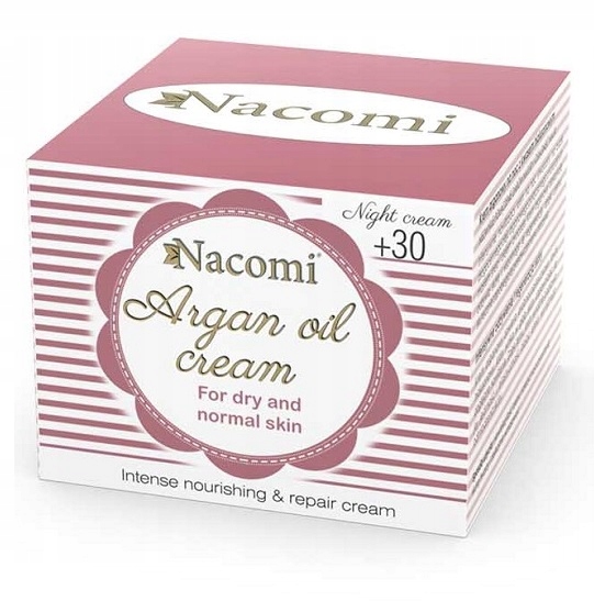 

Krem Arganowy Kwas Hialuronowy Noc 30+ Nacomi