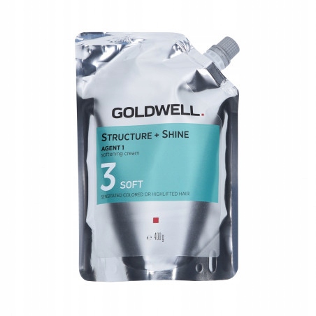 Goldwell Structure Shine Agent 1 Soft 3 400 g produkt pro narovnání