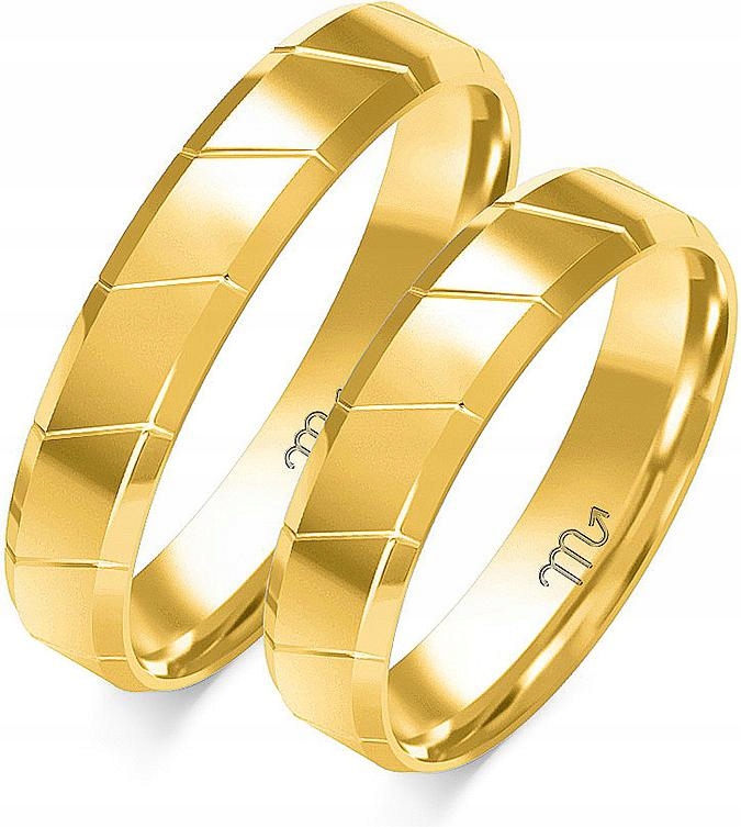 Zlatý svatba pro pár 14K 585, rok 32 33 34, klasický, pro páry, módní
