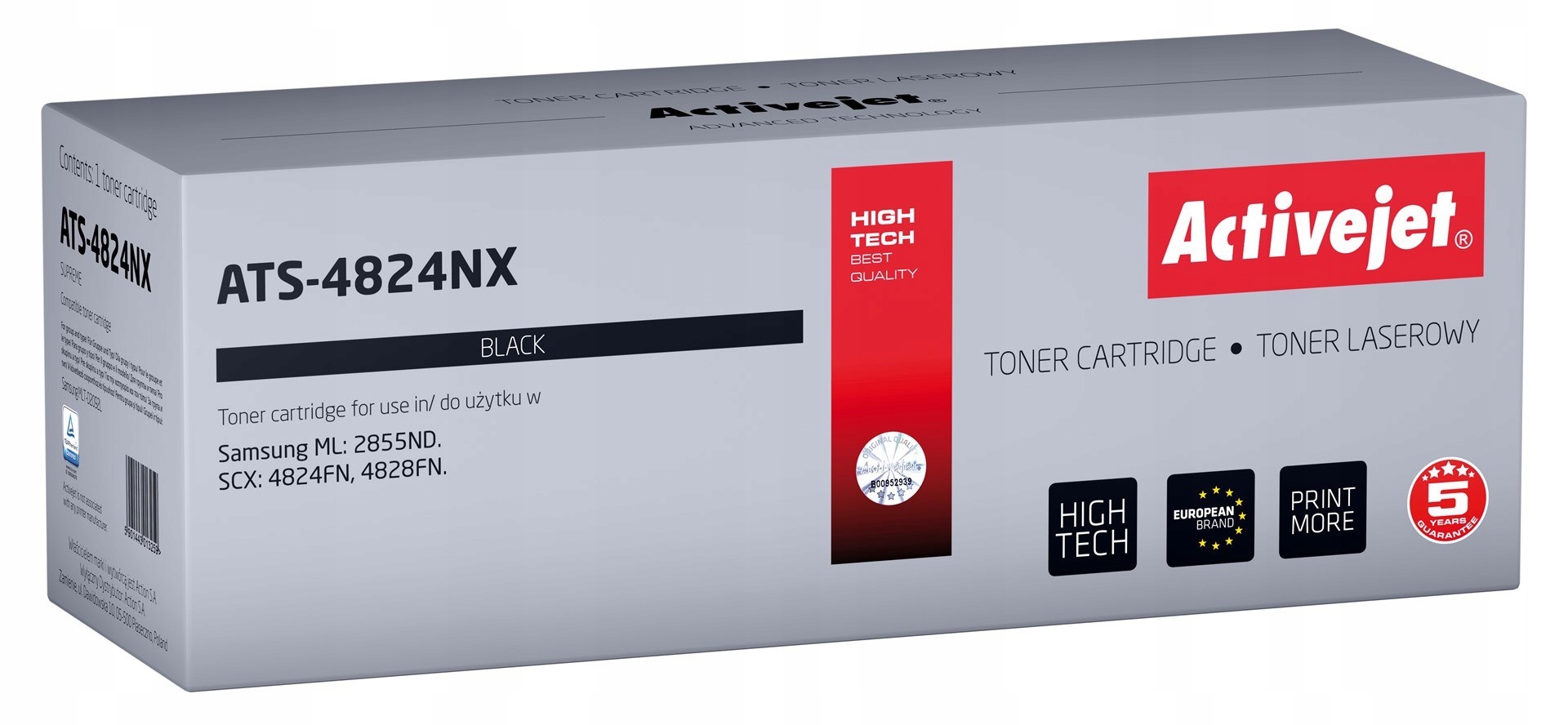 Toner Activejet ATS-4824NX (zamiennik do Samsung MLT-D2092L; Supreme; 5000