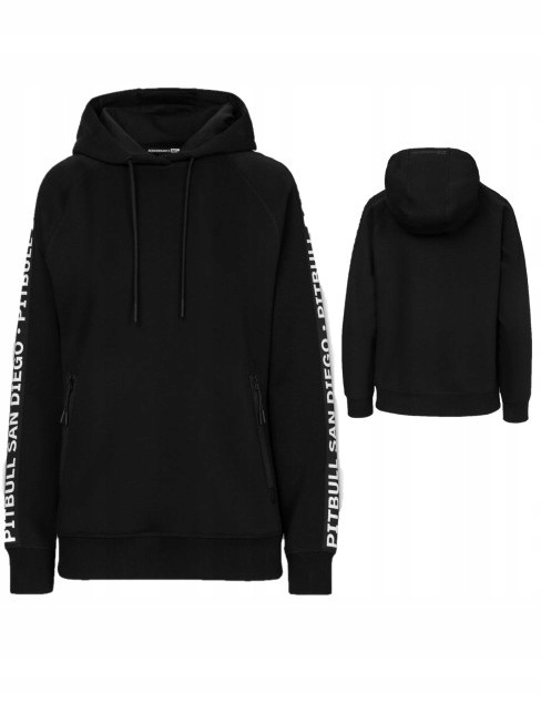 Pitbull West Coast Dámská Mikina S Kapucí Tape Explory Černá M