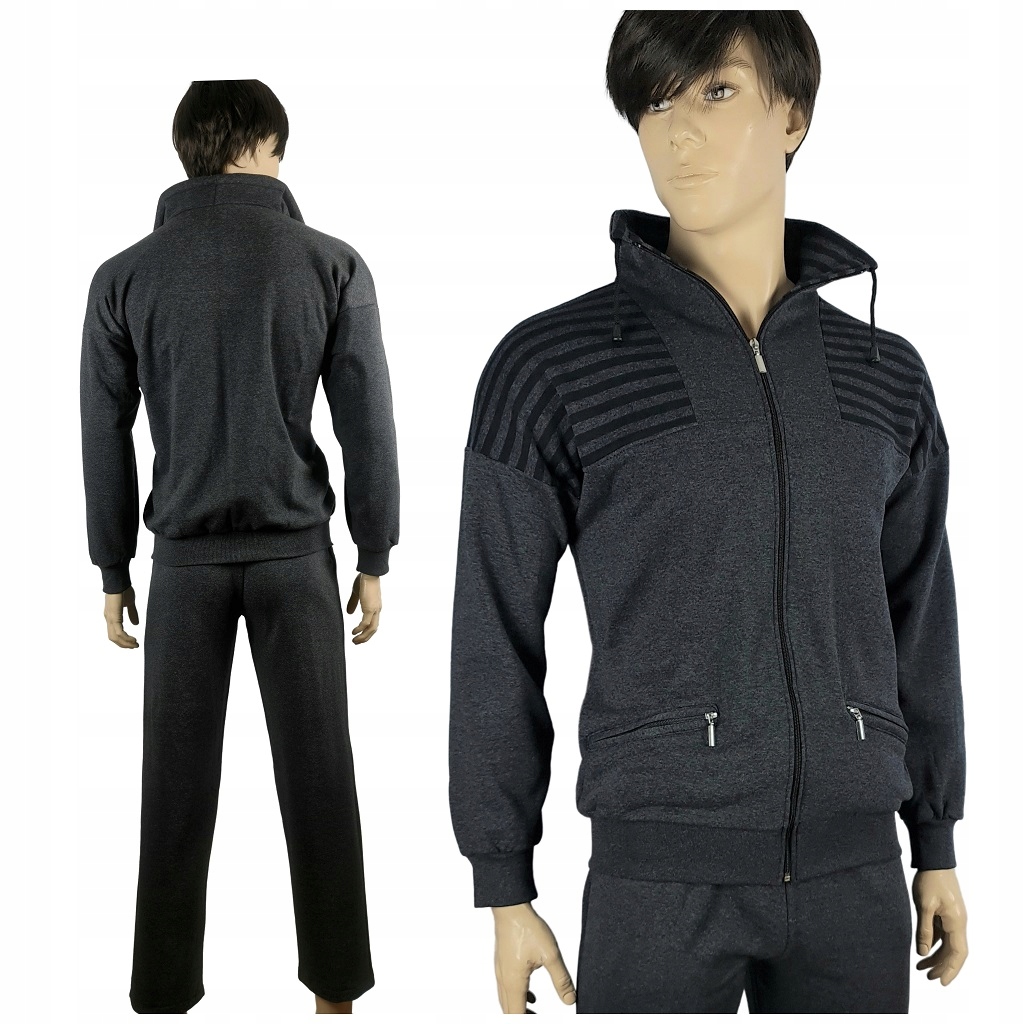 Dres bawełniany Polski Producent grafitowy L