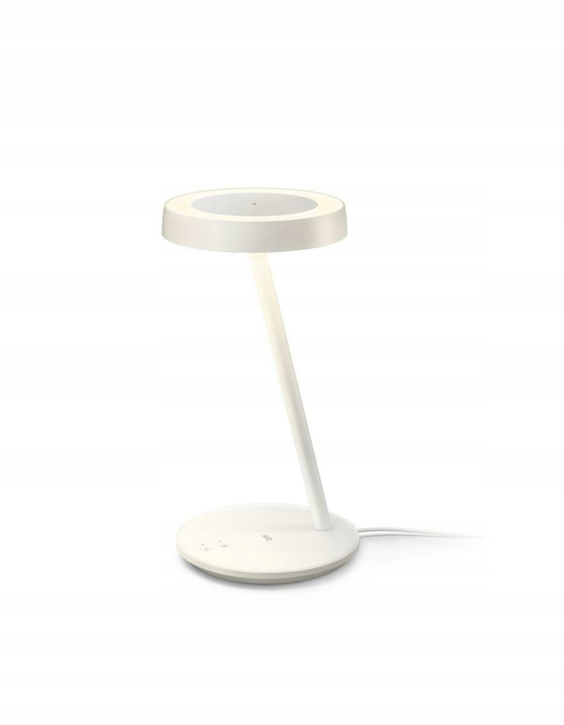 WiZ Portrait stolná lampa Led 10W 600lm 2700-6500K 38cm IP20, biela