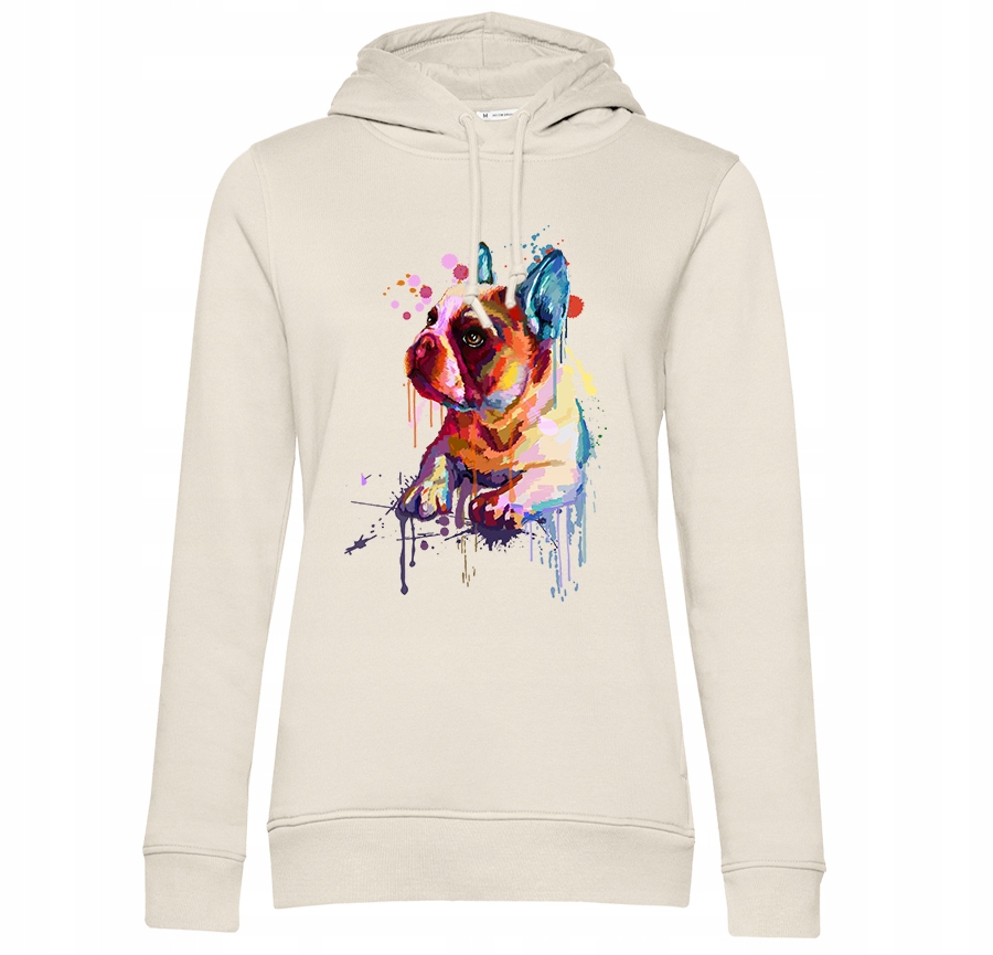 

Bluza damska buldog francuski pies organic S