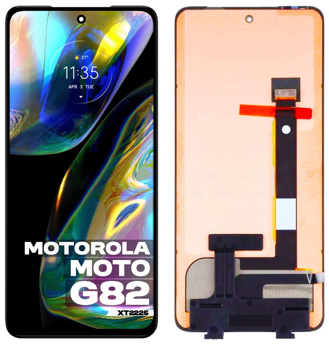 Originální LCD displej s rychlým displejem pro Motorola Moto G82 5G XT2225 Oled
